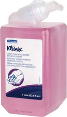 Kleenex - 1 L Dispenser Refill Foam Hand Cleaner - Moisturizing, Light Pink, Citrus Floral Scent - Americas Industrial Supply
