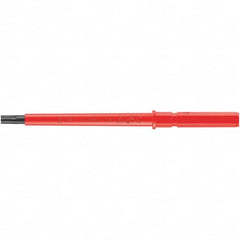 Wera - 9mm Drive T8 Torx Screwdriver Bit - 154mm OAL, Insulated - Americas Industrial Supply