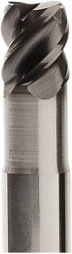 Seco - 12mm, 4 Flute, Single End, Solid Carbide, 1mm Corner Radius End Mill - 75mm OAL, 50° Helix, Right Hand Flute, 12mm LOC, Right Hand Cut, 27mm Extended Reach - Americas Industrial Supply
