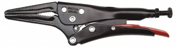 Proto - 6-7/8" OAL Standard Jaw Locking Pliers - 5/16" Jaw Width, 1-31/32" Jaw Depth, 2-5/32" Jaw Opening, Standard Handle - Americas Industrial Supply
