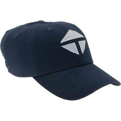 North - Poly/Cotton over Polyethylene Insert Baseball Cap with Bump Cap Insert - Adjustable, Vented, Blue - Americas Industrial Supply