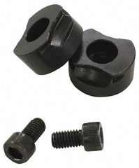 Mitee-Bite - 1" Jaw Width, Standard, Vise Jaw Set - Steel - Americas Industrial Supply