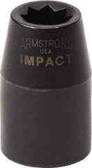 Armstrong - 1/2" Drive 3/8" Standard Impact Socket - 1-1/2" OAL - Americas Industrial Supply