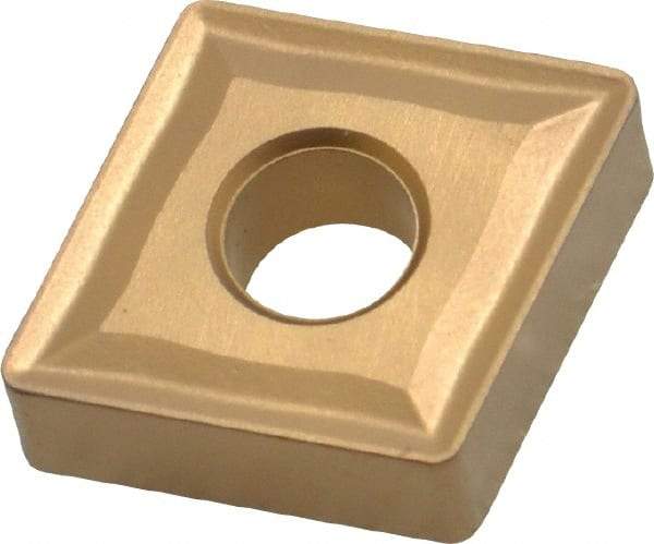 Interstate - CNMG432 IMF Grade IG115T Carbide Turning Insert - TiN/Al2O3/TiCN Finish, 80° Diamond, 1/2" Inscr Circle, 3/16" Thick, 1/32" Corner Radius - Americas Industrial Supply
