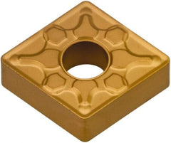 Interstate - CNMG432 IMR Grade IG125T Carbide Turning Insert - TiN/Al2O3/TiCN Finish, 80° Diamond, 1/2" Inscr Circle, 3/16" Thick, 1/32" Corner Radius - Americas Industrial Supply
