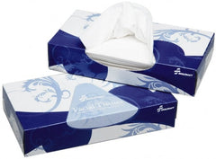 Ability One - Facial Tissue; Sheets per Box: 100 ; Container Style: Decorative Box ; Ply: 2 ; Tissue Color: White - Exact Industrial Supply