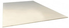 Made in USA - 1" Thick x 1' Wide x 2' Long, PVDF/Kynar Sheet - Natural, Shore D-72 Hardness, ±5% Tolerance - Americas Industrial Supply