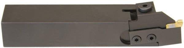 Hertel - HCE, Left Hand Cut, 1-5/8" Max Workpc Diam, Indexable Cutoff Toolholder - 0.8 Max Depth of Cut, 31.75mm Shank Width, 1" Shank Height, 6" OAL - Americas Industrial Supply