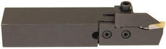 Hertel - HCE, Left Hand Cut, 1-5/8" Max Workpc Diam, Indexable Cutoff Toolholder - 0.812 Max Depth of Cut, 25.4mm Shank Width, 1/2" Shank Height, 4-1/2" OAL - Americas Industrial Supply