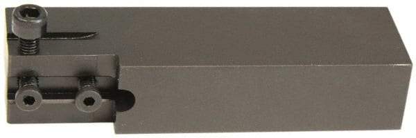 Hertel - HCE, Right Hand Cut, Indexable Cutoff Toolholder - 0.531 Max Depth of Cut, 25.4mm Shank Width, 1/2" Shank Height, 4-1/2" OAL - Americas Industrial Supply