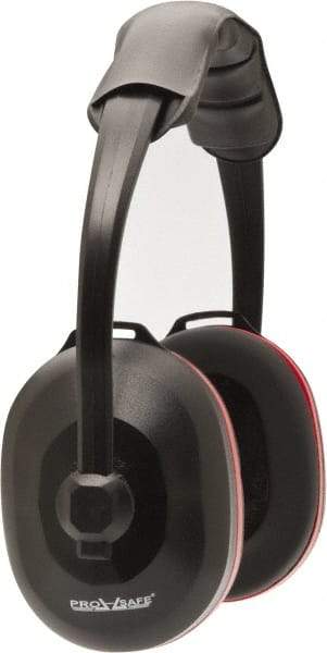 PRO-SAFE - Over the Head Black Foam Cushion Earmuffs - 26 NRR Rating - Americas Industrial Supply