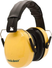 PRO-SAFE - Over the Head Yellow Foam Cushion Earmuffs - 25 NRR Rating - Americas Industrial Supply