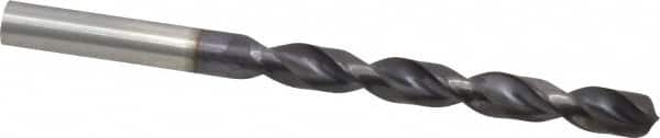Guhring - 3/8" 130° Powdered Metal Jobber Drill - FIREX Finish, Right Hand Cut, Parabolic Flute, Straight Shank, 125mm OAL, Cone Relief Point - Americas Industrial Supply