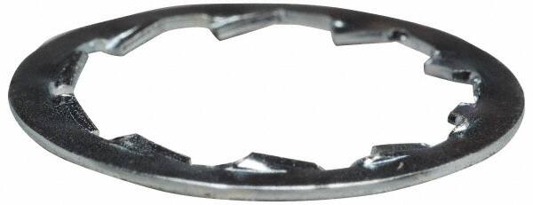 Value Collection - 1-5/8" Screw, 1.645" ID, Steel Internal Tooth Lock Washer - 1.827" OD, Zinc-Plated, Grade 1075 - Americas Industrial Supply