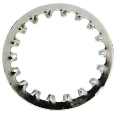 Value Collection - 5/8" Screw, 0.7" ID, Steel Internal Tooth Lock Washer - 0.968" OD, Zinc-Plated, Grade 1075 - Americas Industrial Supply