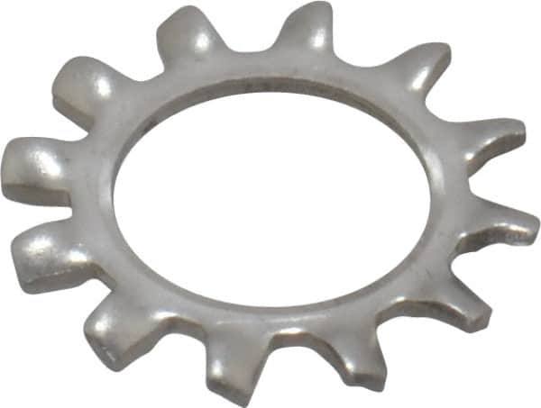 Value Collection - 3/8" Screw, 0.398" ID, Stainless Steel External Tooth Lock Washer - 0.695" OD, Uncoated, Grade 18-8 - Americas Industrial Supply