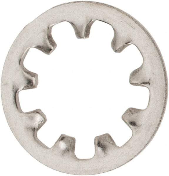 Value Collection - 3/8" Screw, 0.398" ID, Stainless Steel Internal Tooth Lock Washer - 0.692" OD, Uncoated, Grade 18-8 - Americas Industrial Supply