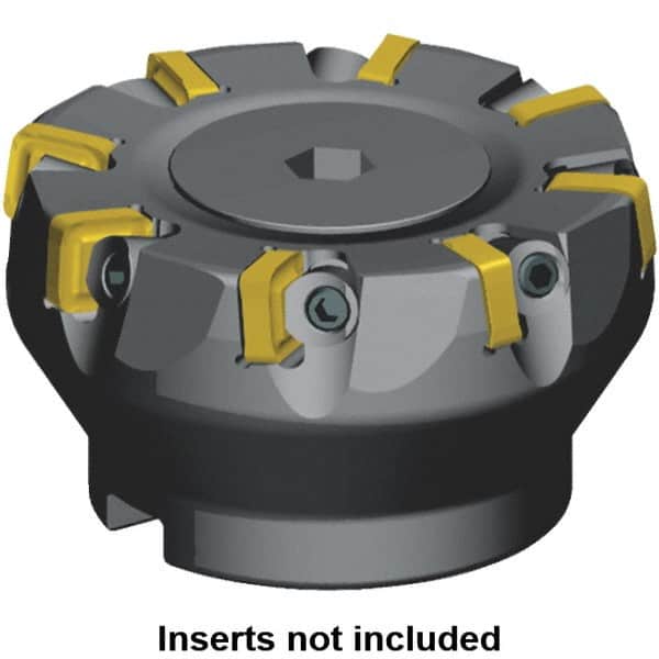 Kennametal - 4" Cut Diam, 1-1/4" Arbor Hole, 5.08mm Max Depth of Cut, 6° Indexable Chamfer & Angle Face Mill - 15 Inserts, SNXF 1204... Insert, 15 Flutes, Series KSSR - Americas Industrial Supply