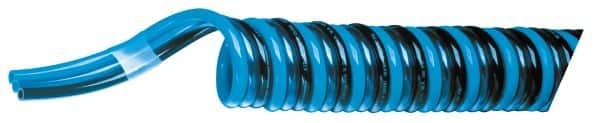 Advanced Technology Products - 1/4" ID x 3/8" OD, 5/8" Wall Thickness, Polyurethane Tube - Black, Clear Blue & Light Blue, 140 Max psi, 98 Shore A Hardness - Americas Industrial Supply