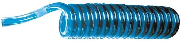 Advanced Technology Products - 21/64" ID x 1/2" OD, 55/64" Wall Thickness, Polyurethane Tube - Black, Clear Blue, Light Blue & Clear, 140 Max psi, 98 Shore A Hardness - Americas Industrial Supply