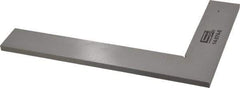 SPI - 6-3/4" Blade Length, 4" Base Length Steel Square - 0.0015" Accuracy, Beveled Edge - Americas Industrial Supply
