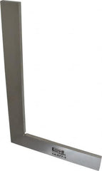 SPI - 10-1/2" Blade Length, 6-3/8" Base Length Steel Square - 0.0019" Accuracy, Beveled Edge - Americas Industrial Supply