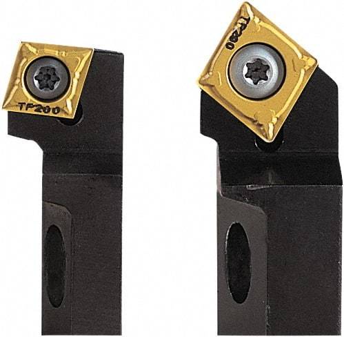 Seco - Right Hand, SCSC Toolholder Compatibility, CC.. Insert Compatibility, Indexable Turning Cartridge - Screw Holding Method, 28mm OAL x 11mm OAH - Americas Industrial Supply