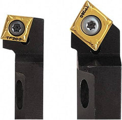 Seco - Left Hand, SCTC Toolholder Compatibility, CC.. Insert Compatibility, Indexable Turning Cartridge - Screw Holding Method, 50mm OAL x 15mm OAH - Americas Industrial Supply