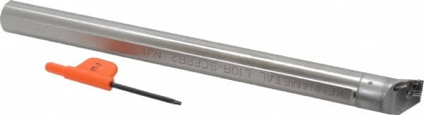 Kennametal - 0.77" Min Bore Diam, 7.992" OAL, 5/8" Shank Diam, L-SCFP Indexable Boring Bar - 1.03" Max Bore Depth, CP.. Insert, Screw Holding Method - Americas Industrial Supply