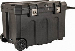 Stanley - 1 Tray Mobile Tool Chest - 23" Wide x 22-13/16" Deep x 23-1/4" High, Plastic, Black - Americas Industrial Supply