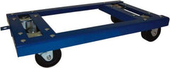 PRO-SOURCE - 2,000 Lb Capacity Steel Welded Angle Iron Open Dolly - 30" Long x 18" Wide, 4" Wheels - Americas Industrial Supply