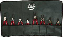 Wiha - 8 Piece Retaining Ring Plier Set - Comes in Box - Americas Industrial Supply
