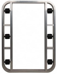 PRO-SOURCE - 4,000 Lb Capacity Aluminum Pallet Dolly - 48" Long x 36" Wide x 4-1/2" High, 3-1/4" Wheels - Americas Industrial Supply