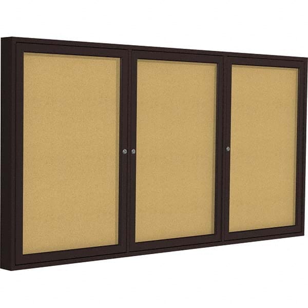 Ghent - Cork Bulletin Boards Style: Enclosed Cork Bulletin Boards Color: Natural Cork - Americas Industrial Supply