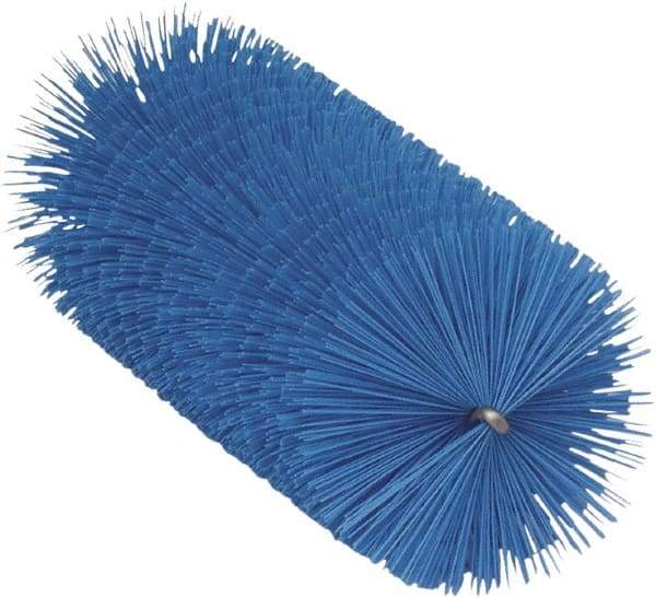 Vikan - 2.3" Diam Polyester Tube Brush - 6-1/4" OAL, 6-1/2" Head Length, Stainless Steel Handle - Americas Industrial Supply