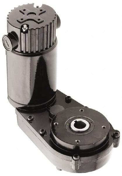 Bison Gear - 90 VDC, 1.3 RPM, 1397:1 Gear Ratio, Parallel Offset Gearmotor - 26 Frame, 1,100 Torque, 1/20 hp, TENV Enclosure - Americas Industrial Supply