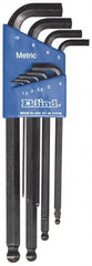 Eklind - 9 Piece L-Key Ball End Hex Key Set - Americas Industrial Supply