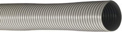 Flexaust - 6" ID, 4.411 Hg Vac Rating, 2.5 psi, PVC Vacuum & Duct Hose - 25' Long, Gray, 15" Bend Radius, -10 to 150°F - Americas Industrial Supply