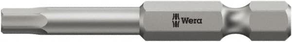 Wera - 2.5mm Hex Bit - 1/4" Hex Drive, 3-1/2" OAL - Americas Industrial Supply