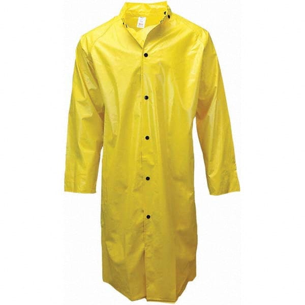 Neese - Size M Yellow Rain & Flame Resistant/Retardant Coat - Americas Industrial Supply