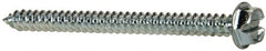 Value Collection - #8 Hex Washer Head Slotted Sheet Metal Screw - Steel, 2" Length Under Head, Grade 2 - Americas Industrial Supply