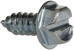 Value Collection - #14 Hex Washer Head Slotted Sheet Metal Screw - Steel, 5/8" Length Under Head, Grade 2 - Americas Industrial Supply