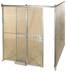 Folding Guard - 16' Long x 12" Wide, Welded Wire Room Kit - 2 Walls - Americas Industrial Supply