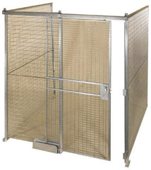 Folding Guard - 12' Long x 8" Wide, Welded Wire Room Kit - 3 Walls - Americas Industrial Supply