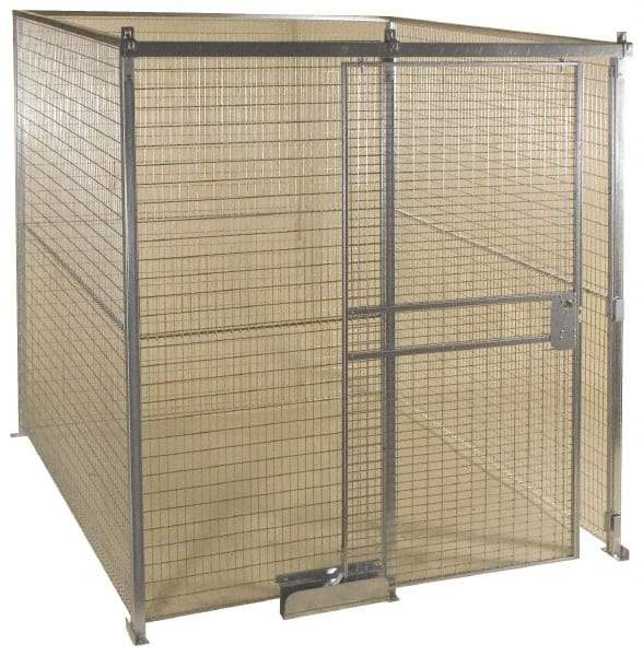 Folding Guard - 12' Long x 12" Wide, Welded Wire Room Kit - 4 Walls - Americas Industrial Supply