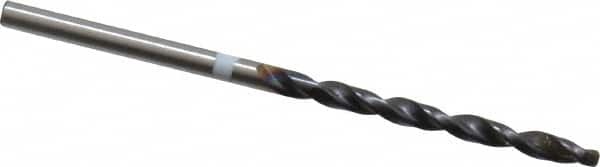Accupro - #39 118° Cobalt Jobber Drill - TiAlN Finish, Right Hand Cut, Parabolic Flute, Straight Shank, 57mm OAL, DX Point - Americas Industrial Supply