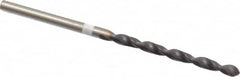 Accupro - #38 118° Cobalt Jobber Drill - TiAlN Finish, Right Hand Cut, Parabolic Flute, Straight Shank, 57mm OAL, DX Point - Americas Industrial Supply