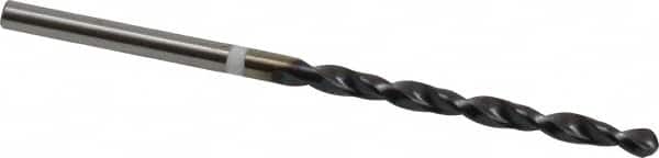 Accupro - 7/64" 118° Cobalt Jobber Drill - TiAlN Finish, Right Hand Cut, Parabolic Flute, Straight Shank, 61mm OAL, DX Point - Americas Industrial Supply