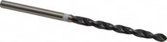 Accupro - #32 118° Cobalt Jobber Drill - TiAlN Finish, Right Hand Cut, Parabolic Flute, Straight Shank, 61mm OAL, DX Point - Americas Industrial Supply