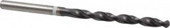 Accupro - 4.5mm 118° Cobalt Jobber Drill - TiAlN Finish, Right Hand Cut, Parabolic Flute, Straight Shank, 80mm OAL, DX Point - Americas Industrial Supply